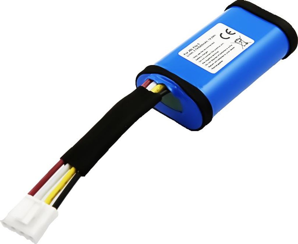 Akku für JBL Flip 5 ersetzt ID1060-B, 1INR19/66-2, SUN-INTE-152, 49-364800-1BAT2-A Li-ion, 3,7V, 5200mAh