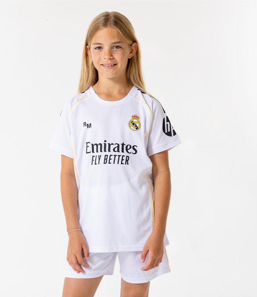 Kit de football Real Madrid domicilie 24/25 enfants - Mbappé REAL