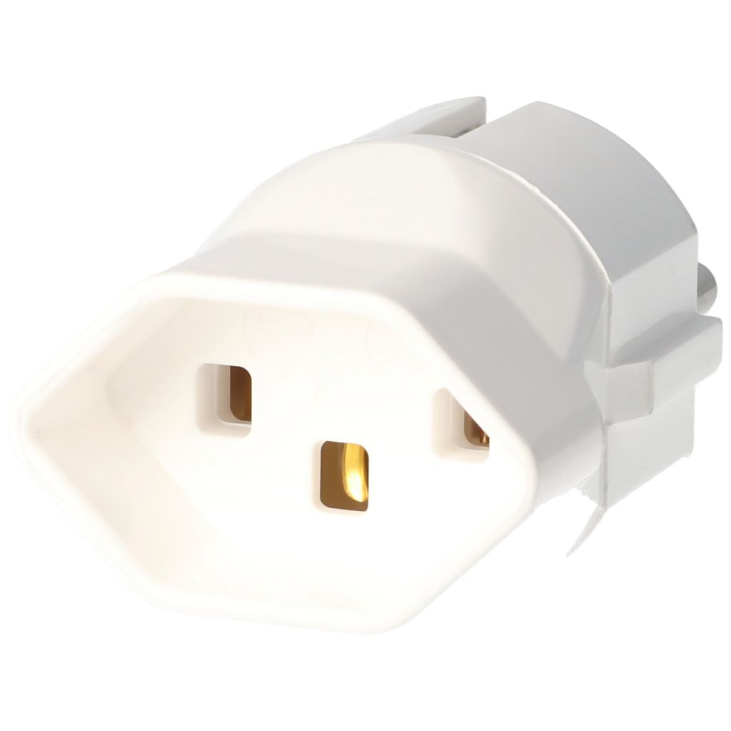 Adaptateur suisse blanc, de prise suisse à fiche Schuko 230 Image du produit 