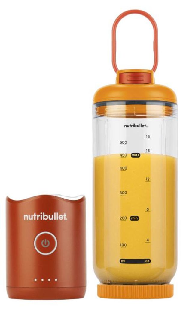 NutriBullet NBP013OR, Tragbarer Mixer, 0,59 l, Eis-Crusher, Produktbild 