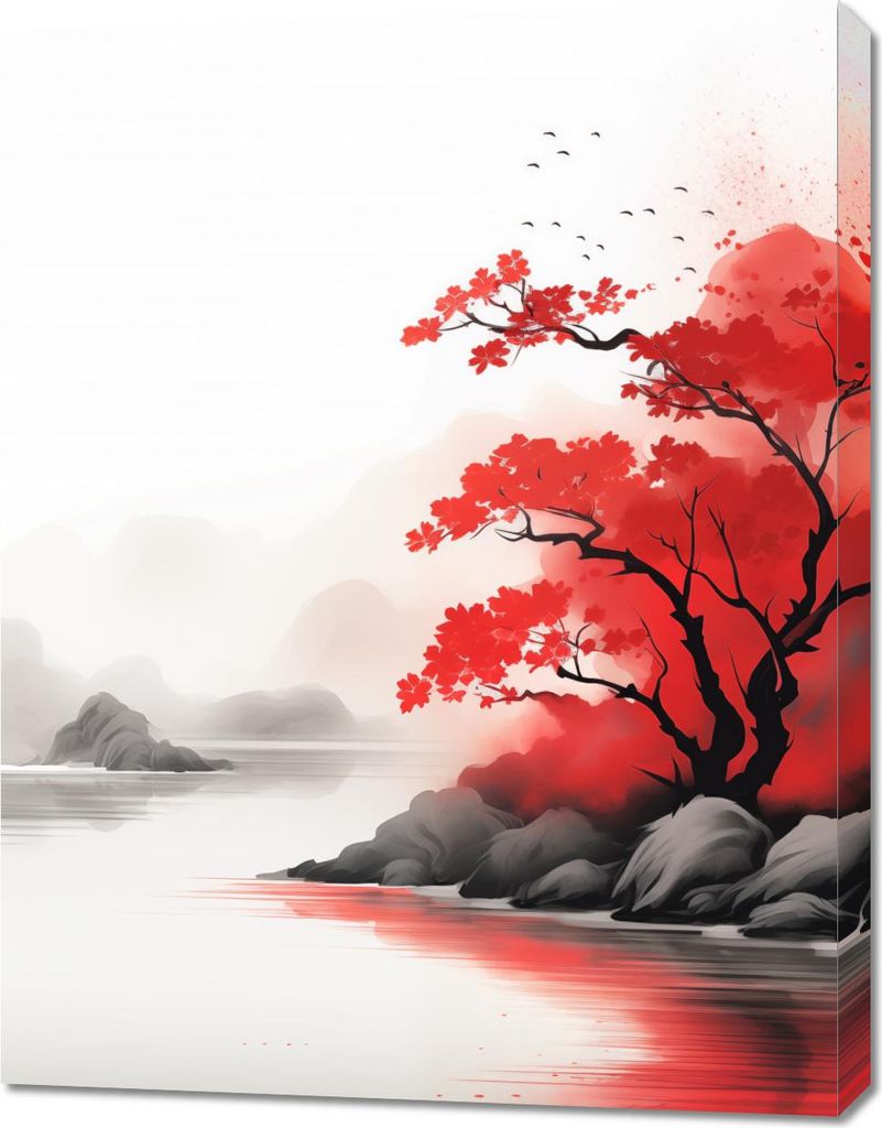 Bild 70x90cm Ruhe bei der Meditation