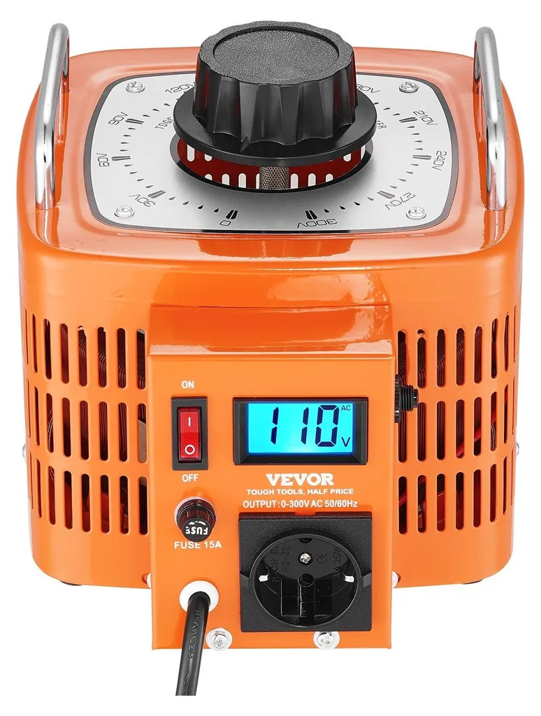 Régulateur de tension variable 10A 3000VA avec affichage LCD précis - 11