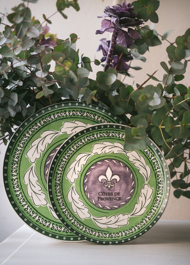 Hermia Concept, PRC0006, Serviceschild, Lila, 100 % KERAMIK, 30 x 30 x 2 cm