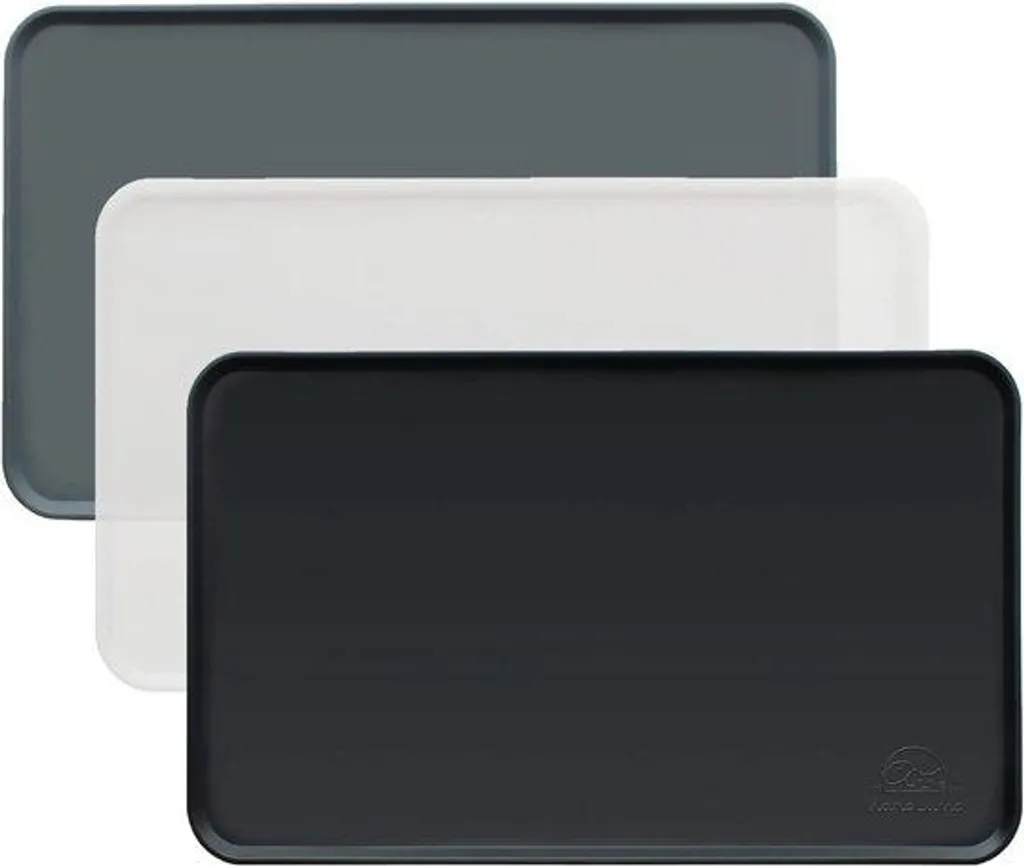 Tapis de Protection Gamelle et Machine à Café Silicone Noir 60x40 cm