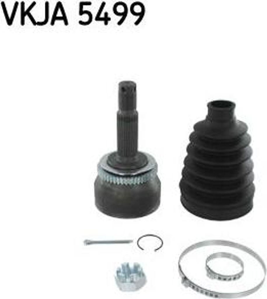 SKF VKJA 5499 Gelenksatz, Antriebswelle OE 495911G591 kompatibel mit Rio