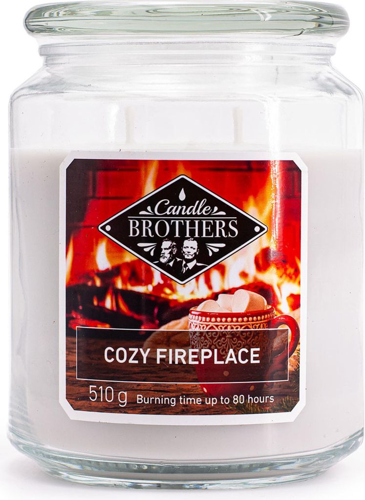 Candle Brothers Duftkerze im Glas Cozy Fireplace