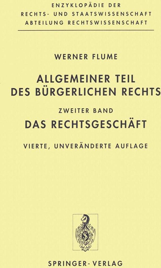 Allgemeiner Teil des Bürgerlichen Rechts