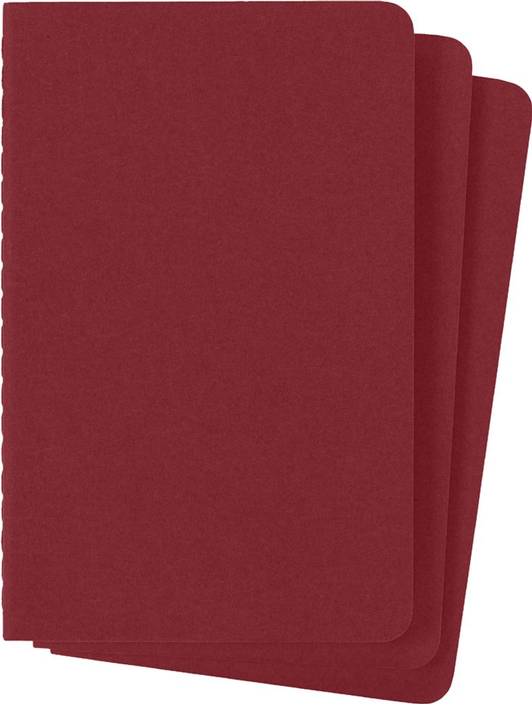 MOLESKINE Notizheft Cahier L/A5 liniert Karton rot