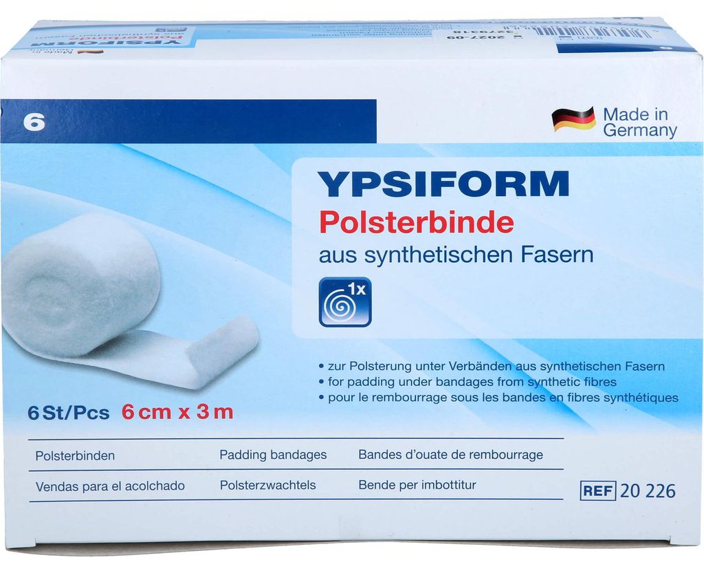 Polsterbinde YPSIFORM 6cm x 3m, 6 St BIN Produktbild 