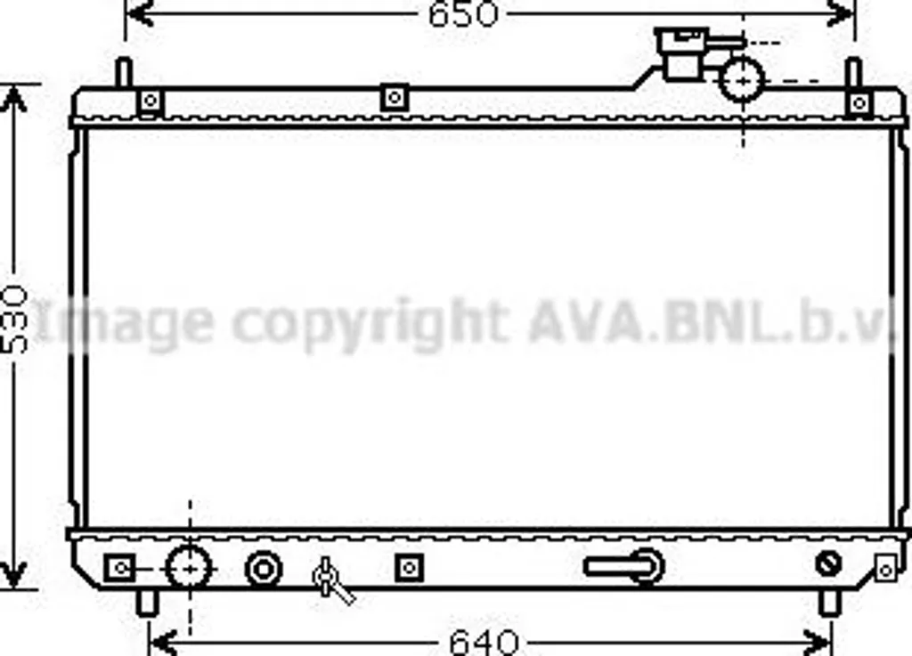 Radiateur moteur pour RX : solution idéale pour remplacer l'OE 1640020200