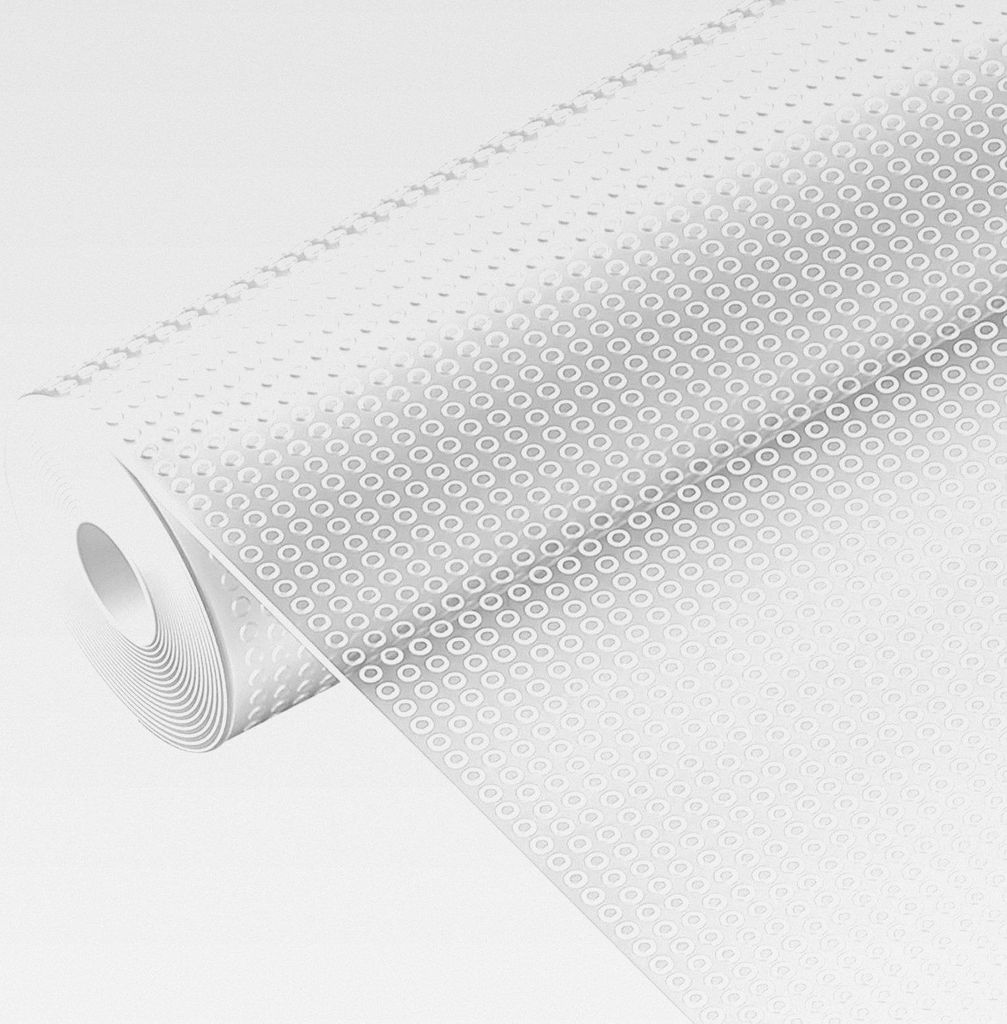 Schubladenmatte 45 x 500cm, Antirutschmatte Schubladen Eva Wasserdichte Schrankpapier Schneidbar Kühlschrankmatten schubladeneinlage für Küche R...