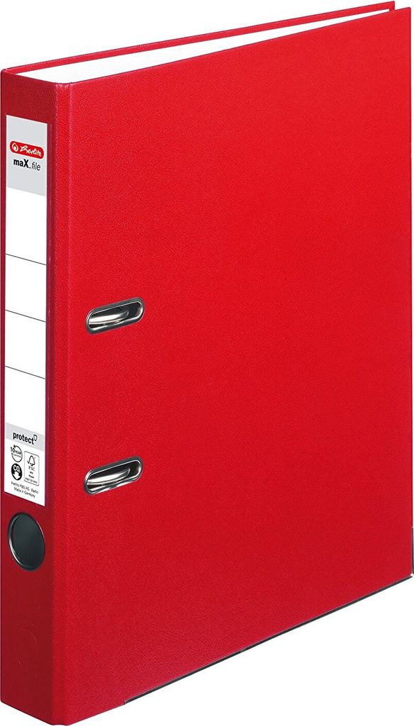 Herlitz Ordner maX.file protect Rückenbreite: 50 mm rot