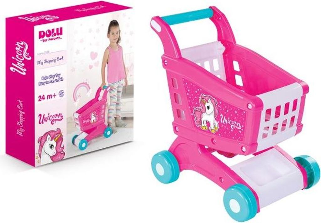 Dolu Eenhoorn Winkelwagen Roze Produktbild 