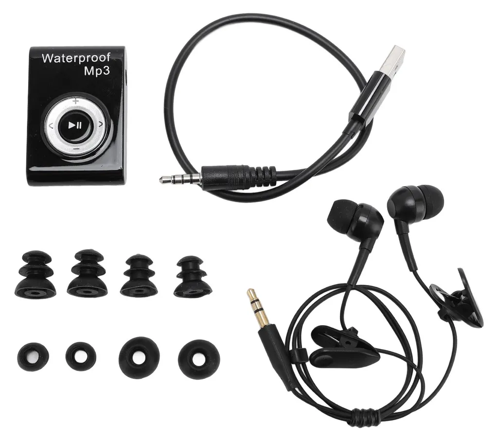 Lecteur Musique Sous-Marine 8 Go Multifonction avec Casque de Plongée