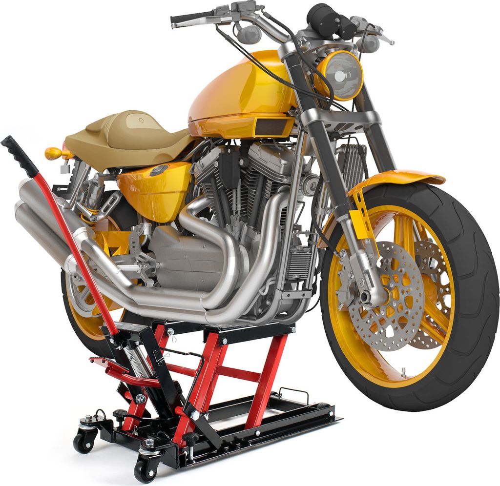 Wiltec Motorradheber bis zu 680kg für Motorräder ATVs und Produktbild 2