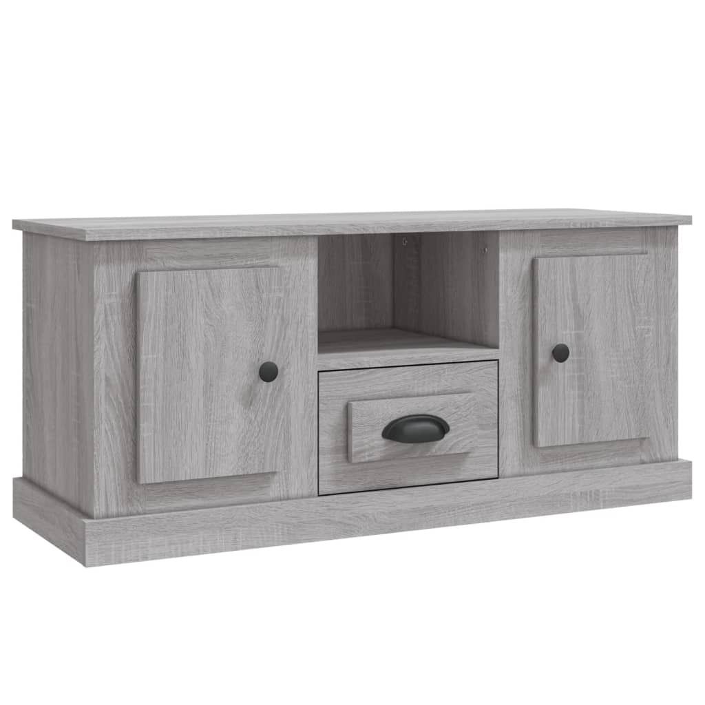 vidaXL TV-Schrank Grau Sonoma 100x35,5x45 cm Holzwerkstoff