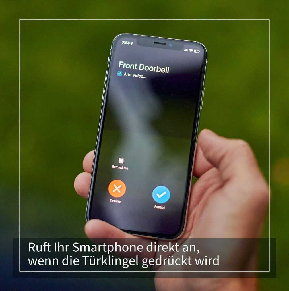 Arlo Video Doorbell, Kabellos weiß ‎AVD2001-100EUS Produktbild 11