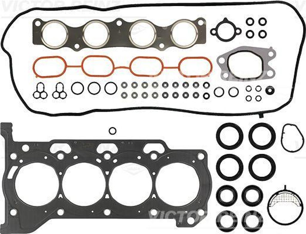 VICTOR REINZ 02-54025-03 Dichtungssatz, Zylinderkopf OE 0411237201 kompatibel mit Auris, Avensis, Corolla, RAV 4, Verso, E-Klasse
