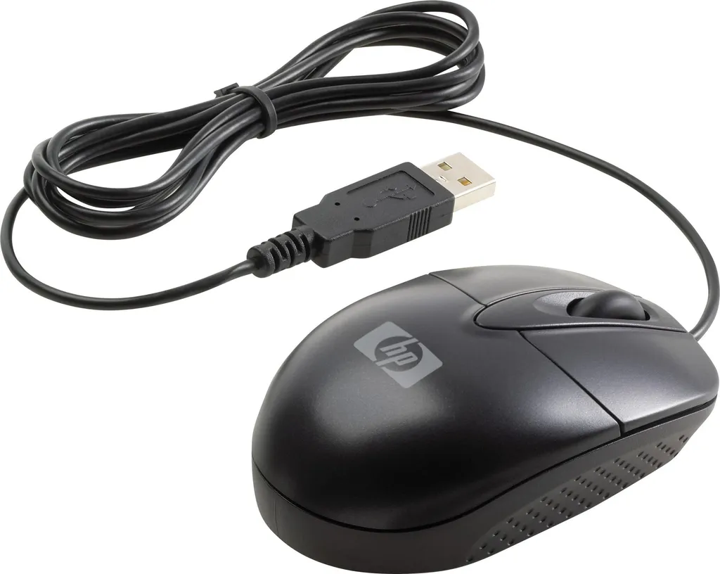 Souris filaire HP USB pour remplacer un pavé tactile imprécis sur PC