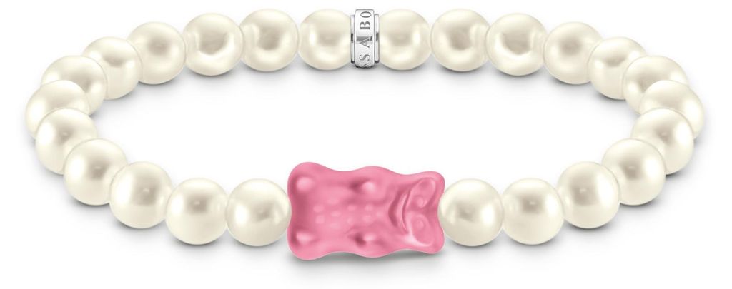 Thomas Sabo Armband Perlen Golbär Länge 17 Cm Perle Pink Produktbild 
