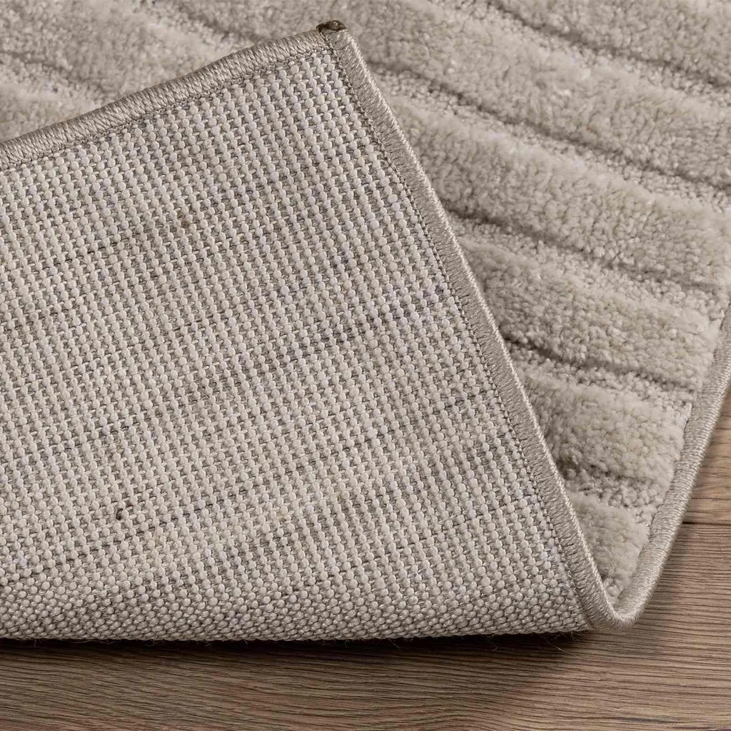 vidaXL Tapis GALATI Beige 200 x 140 cm en Polyester de Haute Qualité