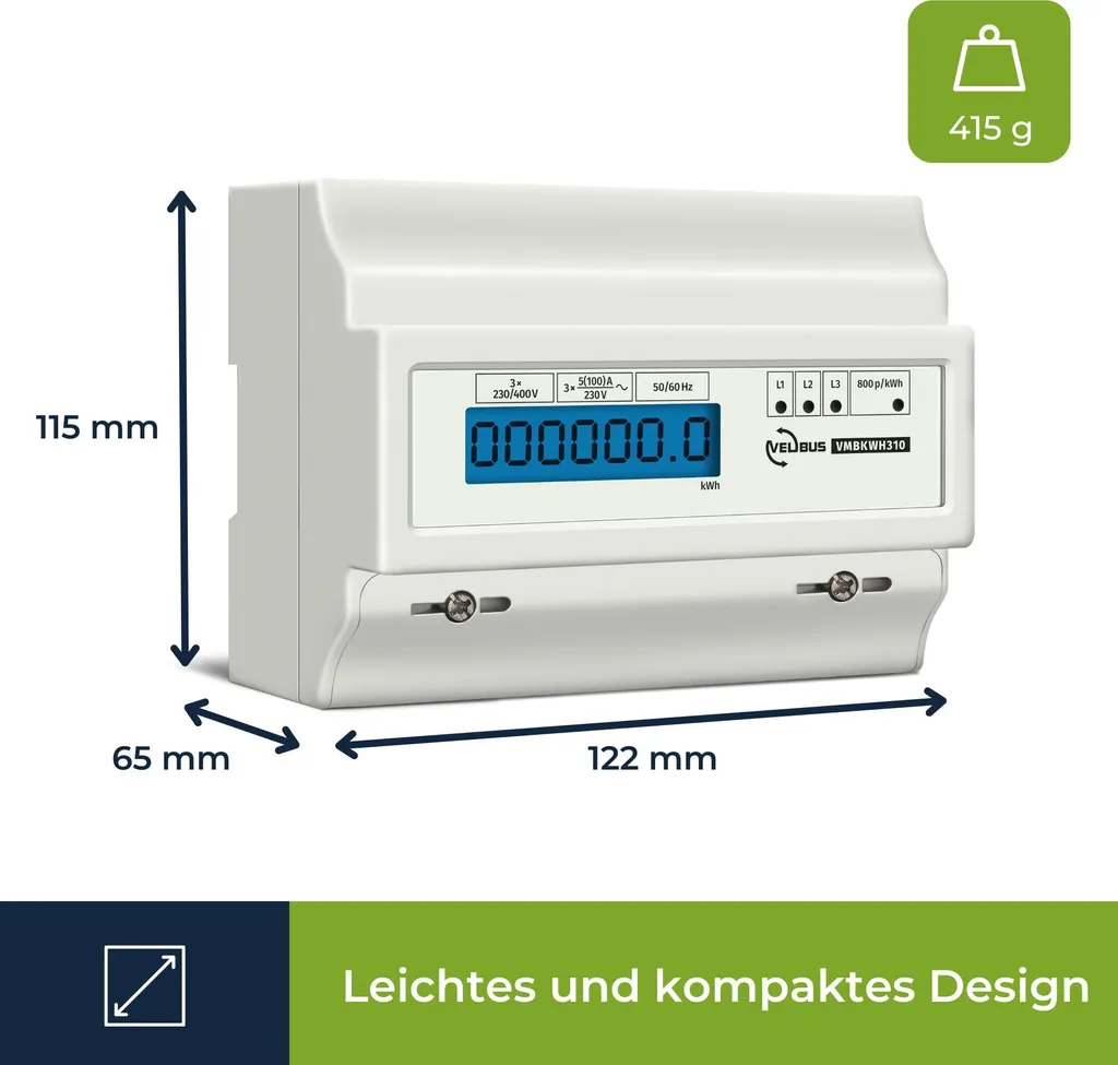 Compteur Électrique Triphasé pour Division de Charge et Facturation - 7