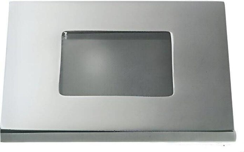 12/24 Volt Deckenleuchte rechteckig, Einbaustrahler Sextans Q Halogen G4, 20W, Satiniertes Hartglas, für Camper & Boote