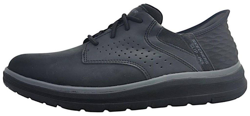 Skechers Orell Yates Herrenschuhe Slipper Schwarz Freizeit Productafbeelding 