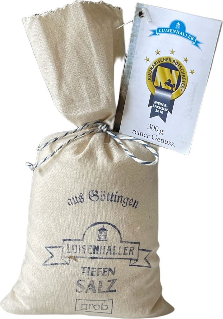 Luisenhaller Tiefensalz im Leinensäckchen grob - 300g