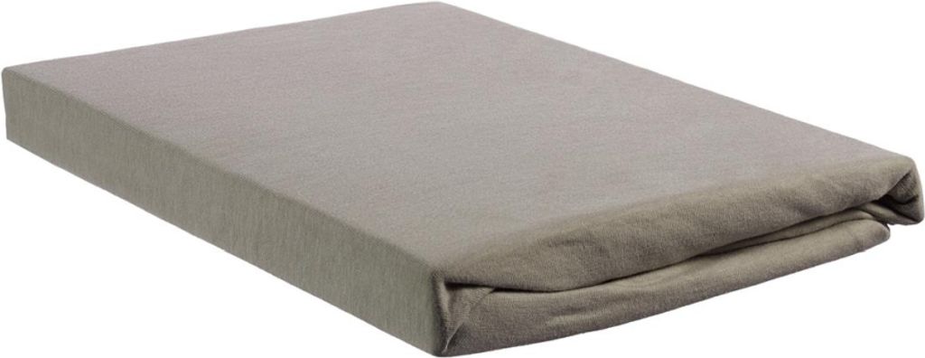 Beddinghouse Jersey Spannbettlaken bis 26cm Höhe Farbe Taupe Größe 180x200/220x26cm