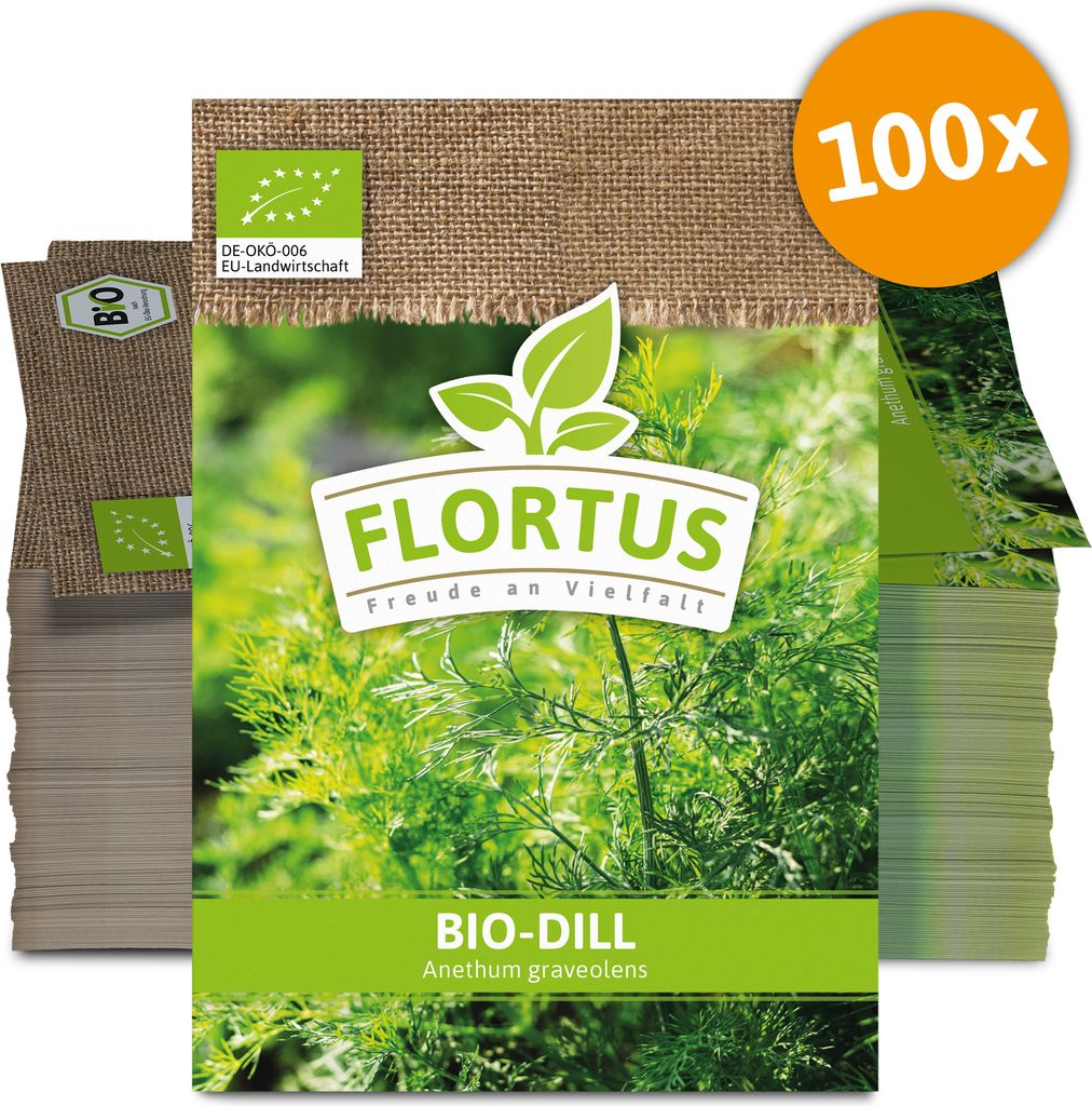 Dill (100 Tütchen) | Dillsamen von FLORTUS