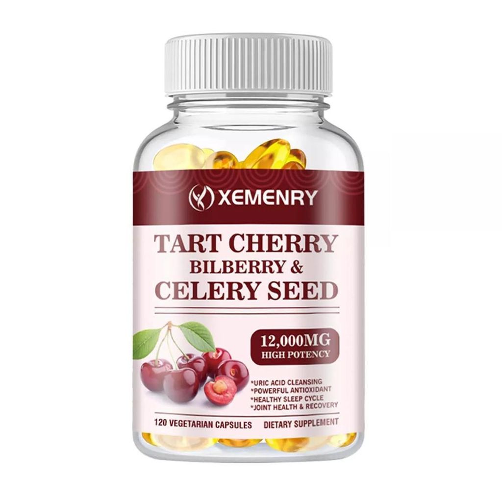 Supplément de cerise, myrtille et céleri 12000 mg (120 Image du produit 