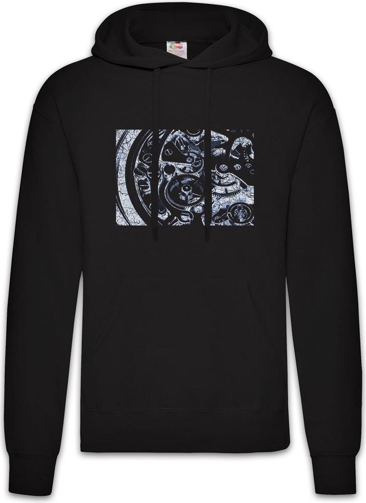 Urban Backwoods Uhrwerk I, Herren Hoodie, Farbe: Schwarz, Größe: S