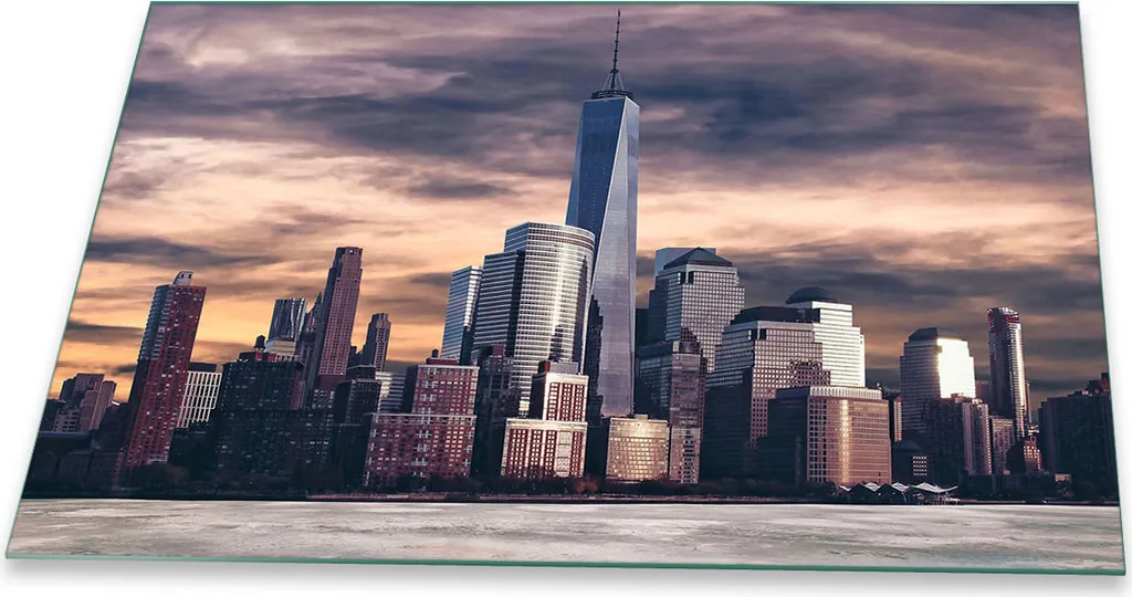 Copertura Piano Cottura Ceramica City Grey 80x52 - Vetro Temperato Elegante