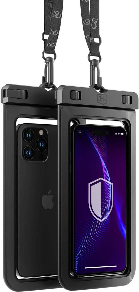 3mk Hydro Case - Housse universelle étanche, Noir, Cover, Image du produit 