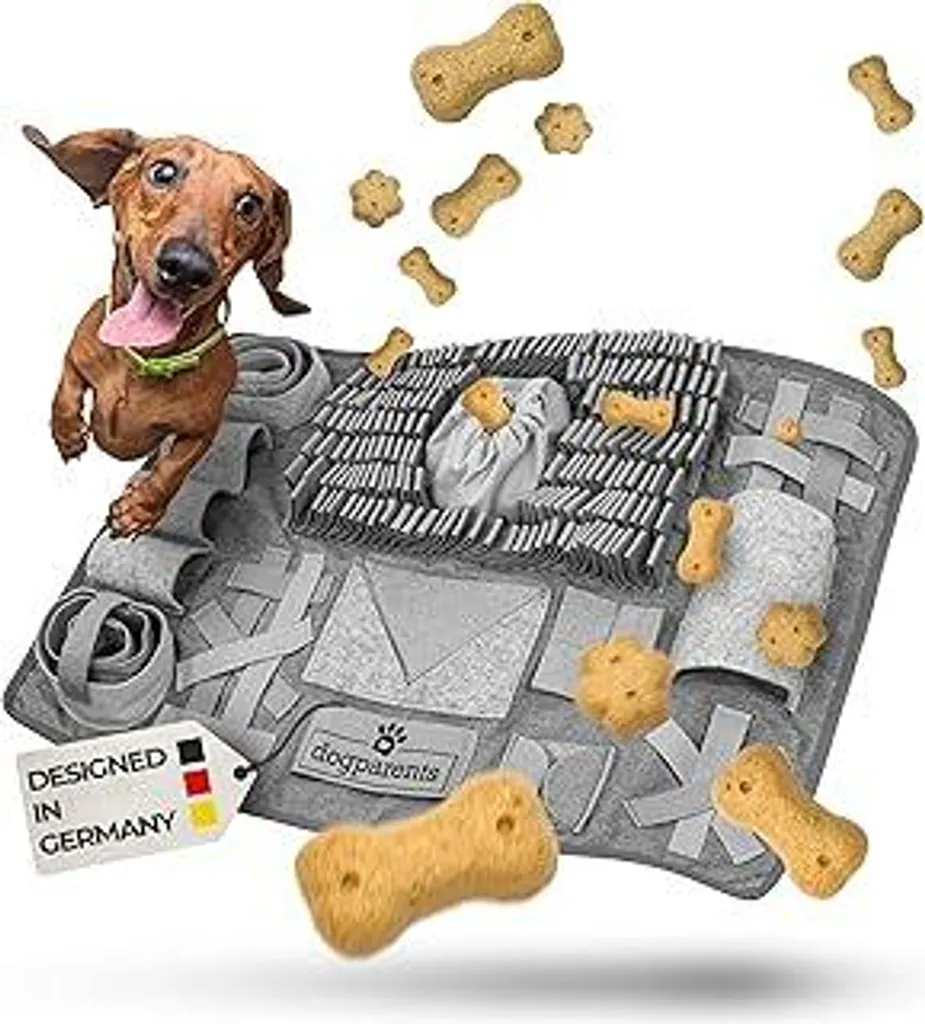 Tappetino Olfattivo Professionale DOGPARENTS - 12 Livelli di Sfida Grigio