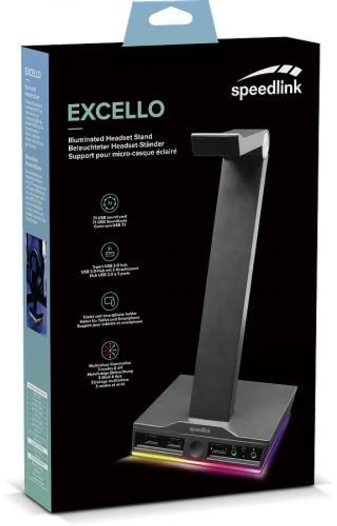 Support de Casque Speedlink EXCELLO : Évitez les Chutes et Rayures de Casque