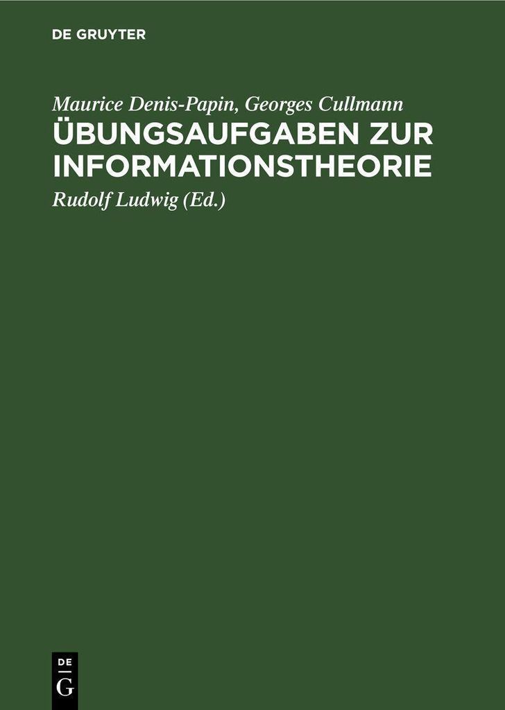 Übungsaufgaben zur Informationstheorie
