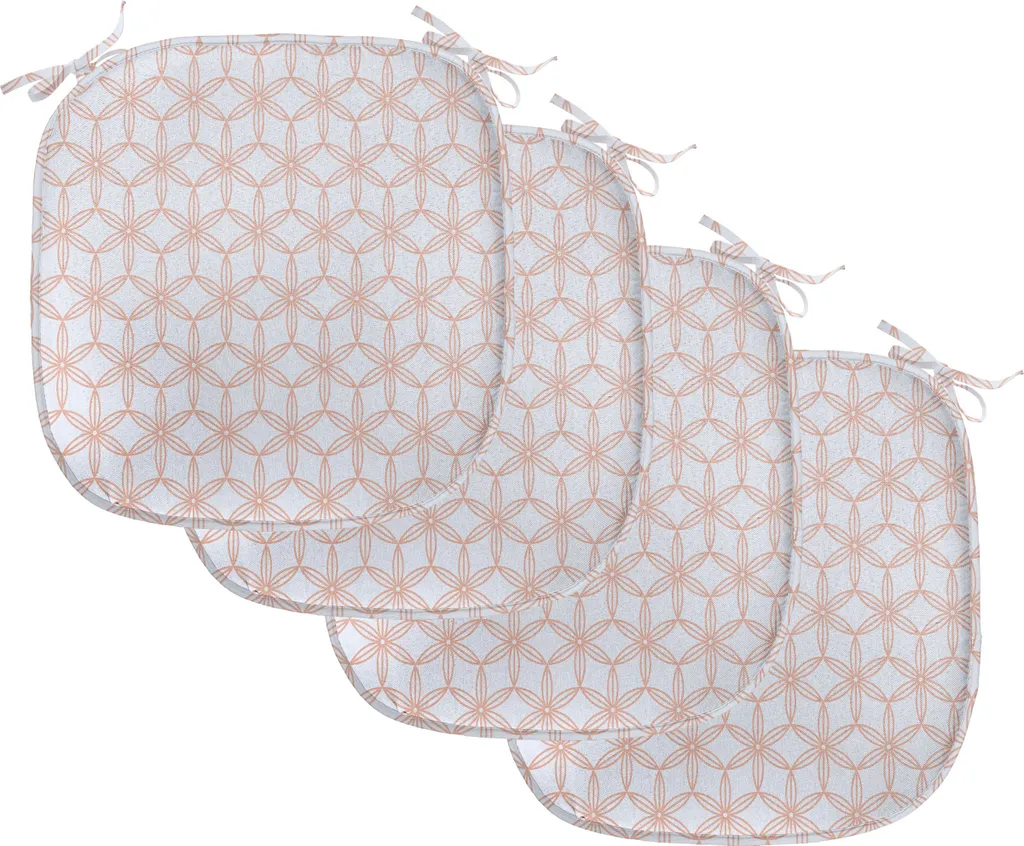 Coussin de cuisine 40x40 cm pour salle à manger lot de 4 imperméable