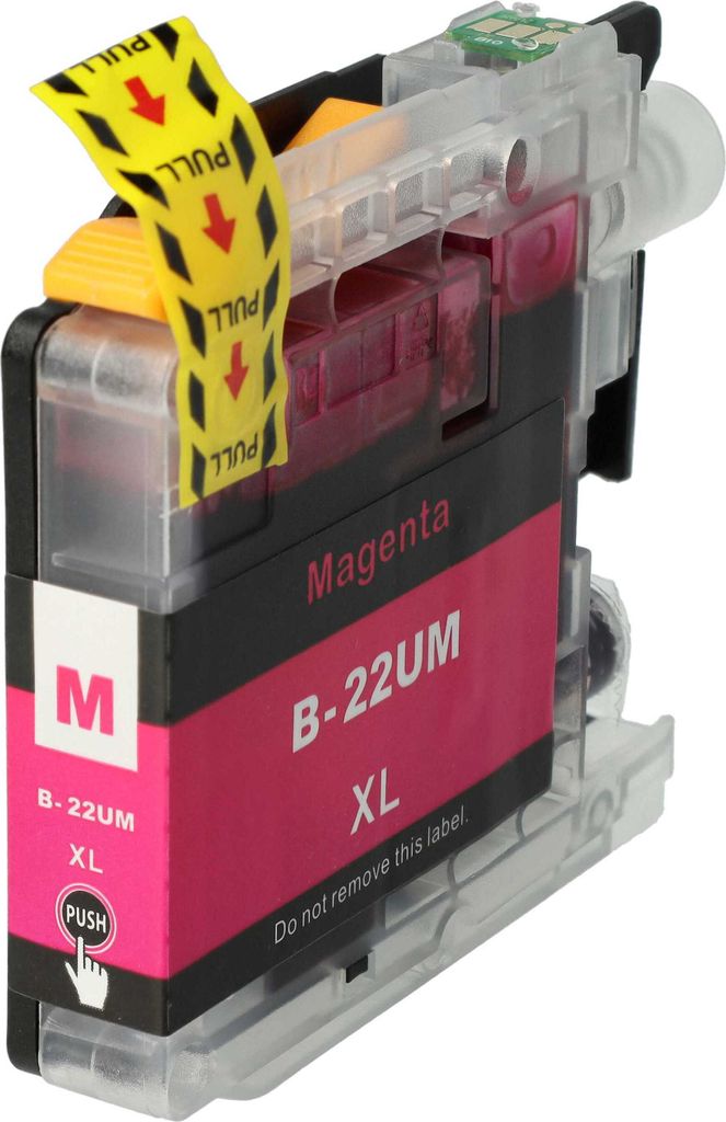 vhbw Tintenpatrone Magenta kompatibel mit Brother DCP-J785DW, DCP-J925DW, MFC-J985DW Drucker (kompatibel, 15ml + Chip)