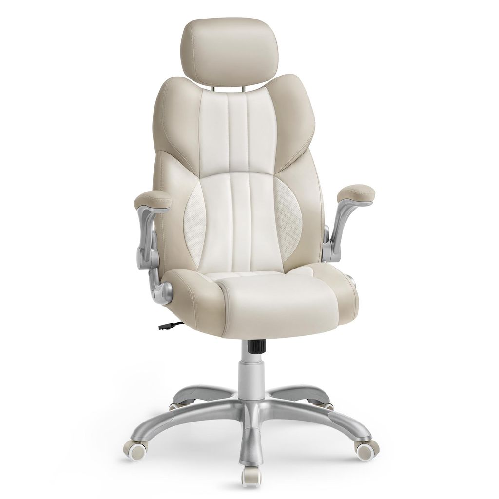 SONGMICS Manažerská židle, ergonomická, sklopné područky, Obrázek produktu 