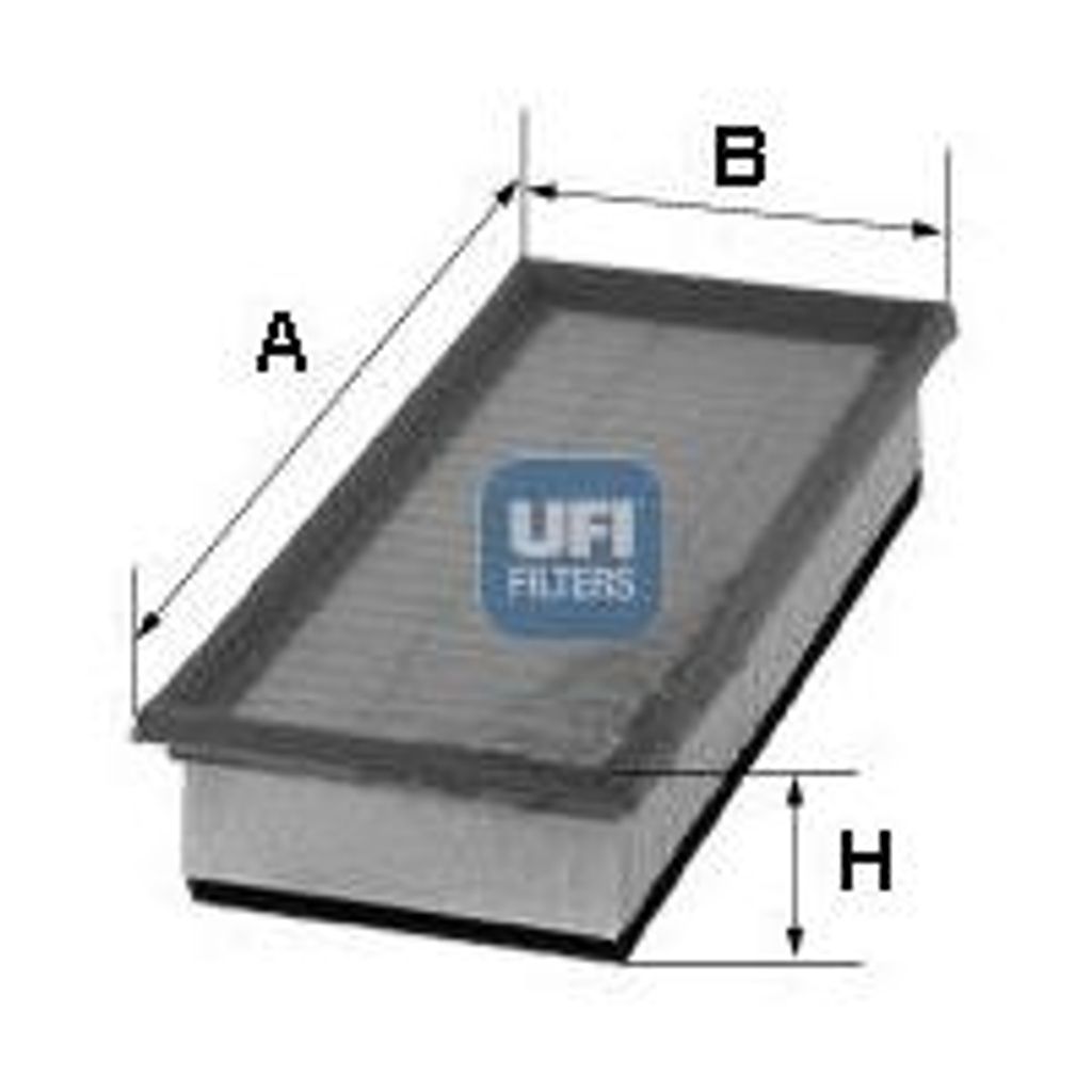 UFI 30.364.00 Luftfilter OE 1J0129620A kompatibel mit A3 8L, TT, Leon, Toledo, Octavia, Bora, Golf IV, New Beetle