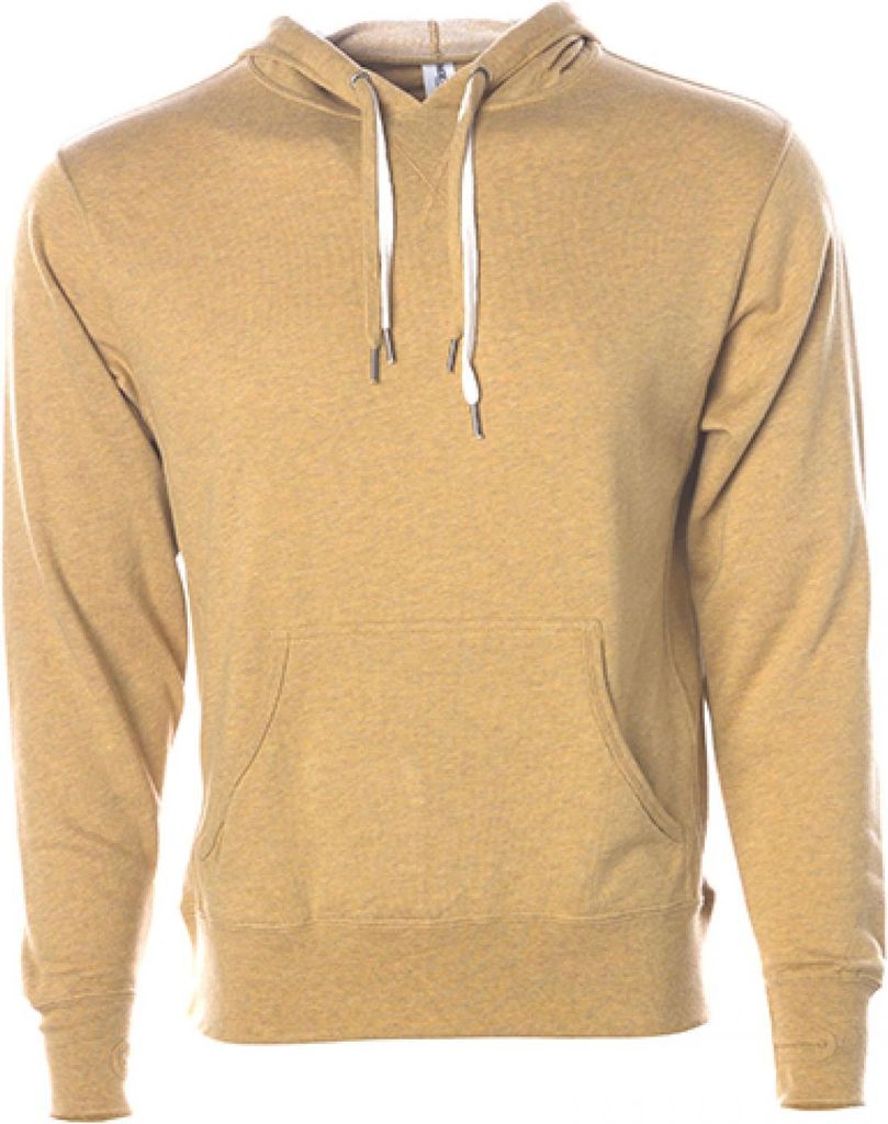 Independent PRM90HT | Herren Midweight French Terry Hooded Pullover - Farbe: Golden Wheat Heather - Größe: XS