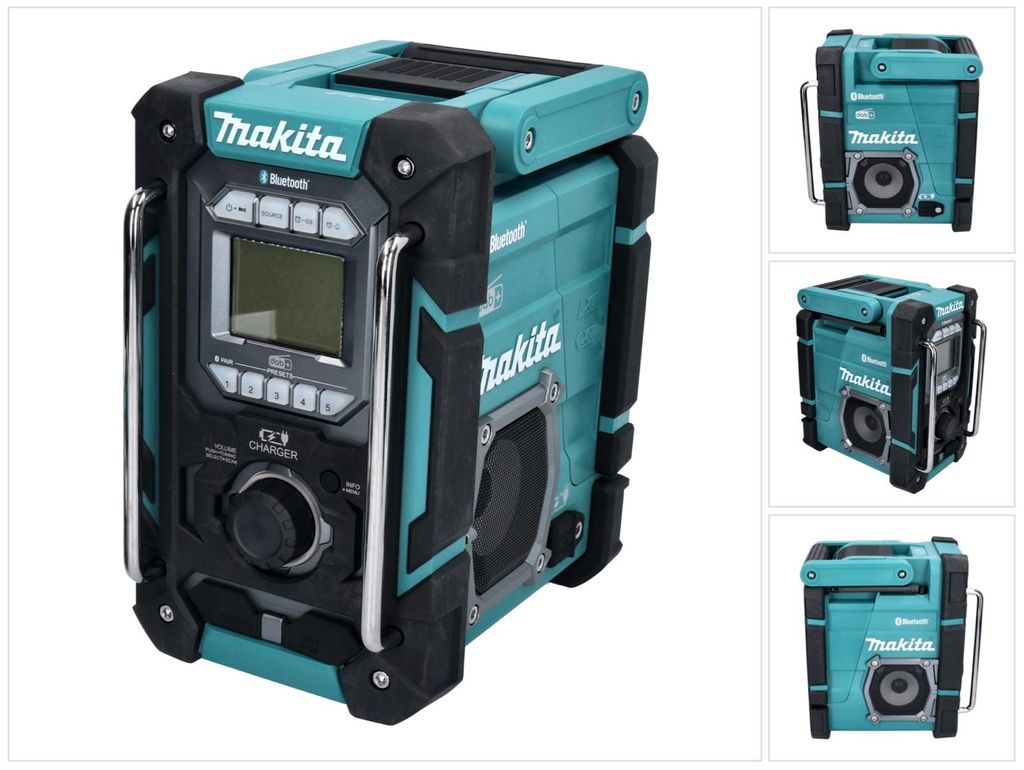 Makita DMR301, Przenośny, Cyfrowy, AM, DAB, DAB+, FM, 87,5 Zdjęcie produktu 