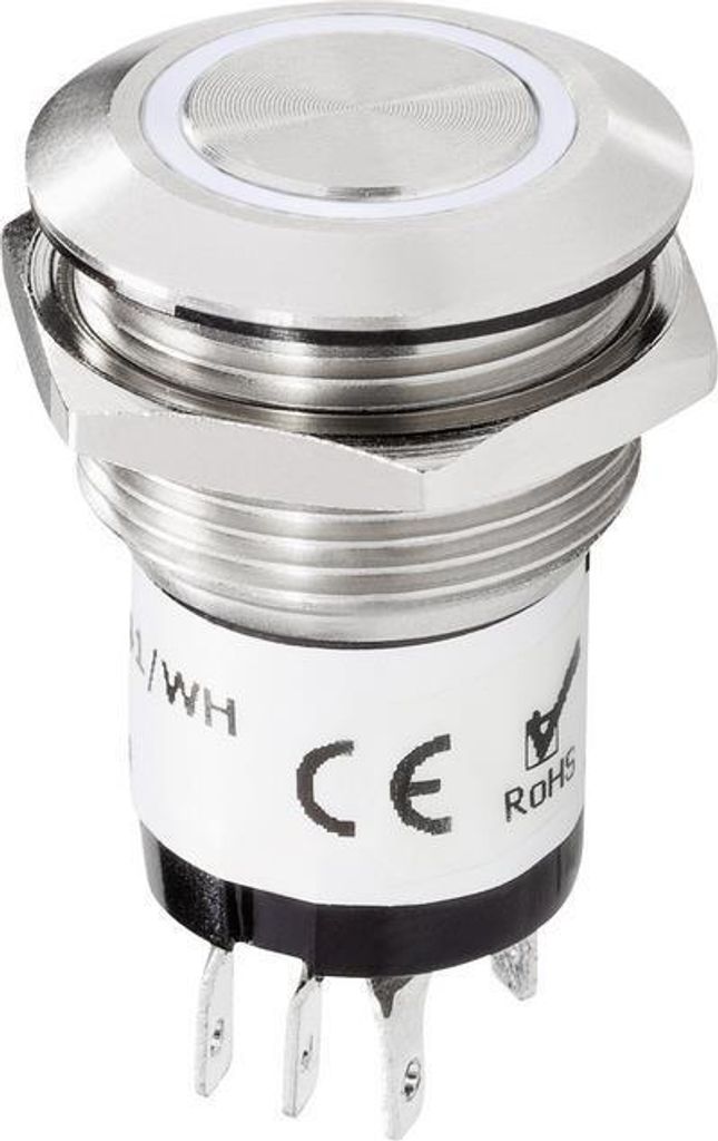 Renkforce RF-4707814 Deurbelknop, enkelvoudig, roestvrij Productafbeelding 