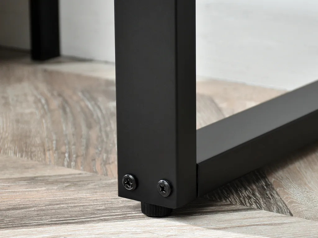 Console KRUM Noire - Table d'Appoint Design Industriel pour Entrée - 9
