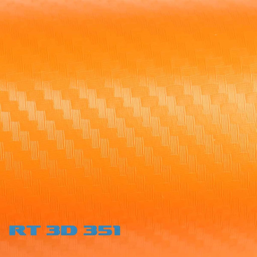 400 x 152 cm Orange Carbon Folie selbstklebend und blasenfrei 4,93€/m² 