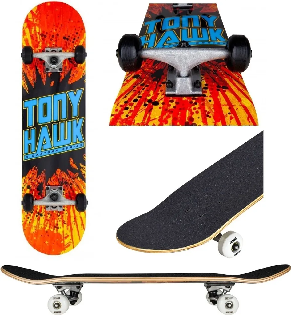 Skateboard Robuste Tony Hawk SS180 7.75 pour Progresser sans Crainte