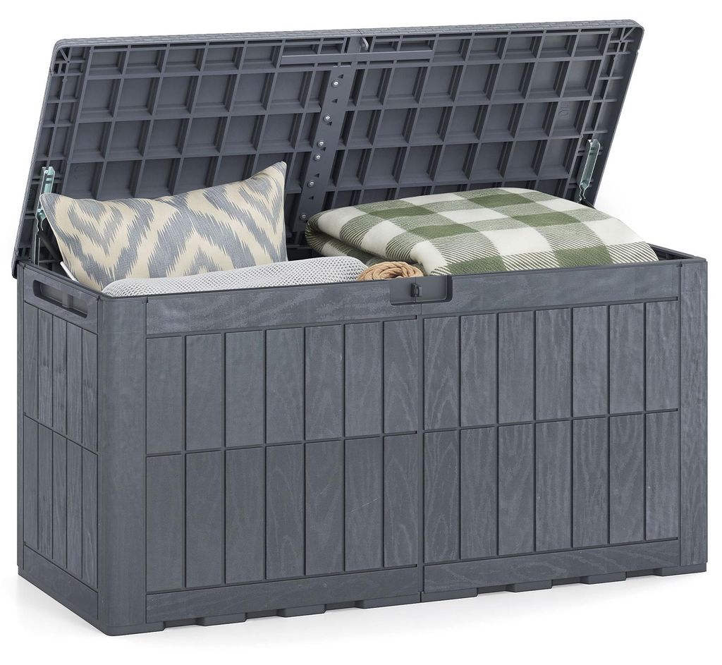 COSTWAY Gartenbox Outdoor mit abschließbarem Deckel 380 L, Produktbild 