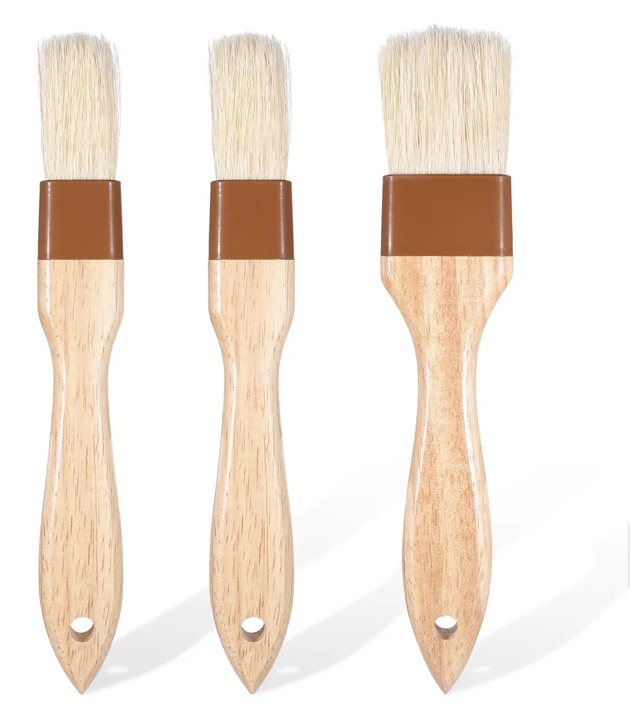 Pinceaux de cuisine réutilisables anti-perte de poils pour sauces et gras
